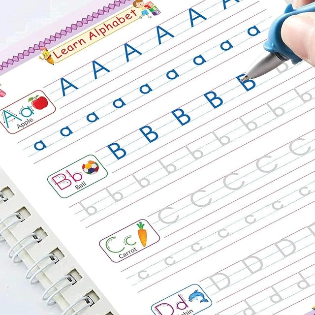 Magic Practice book – Reusable Handwriting Book for Kids.