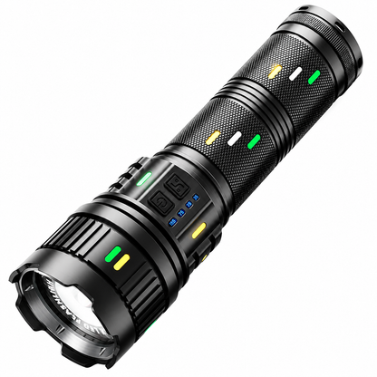 6-in-1 Rechargeable Hammer Torch – Car Emergency Tool