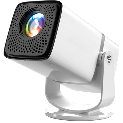 Portable Mini Projector for Home & Bedroom | 4K Supported | WiFi & Bluetooth | Android, Screen Mirroring, HDMI, USB